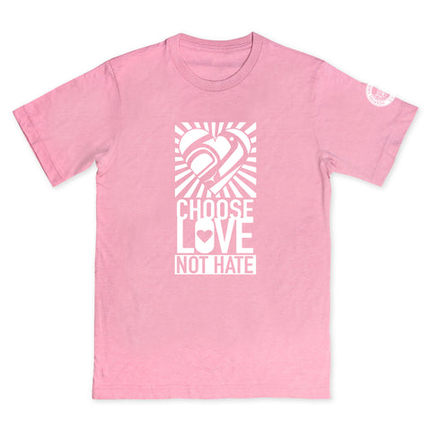 Pink Shirt - New Choose Love Not Hate