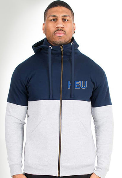 Sweatshirt Hooded - Navy/Grey
